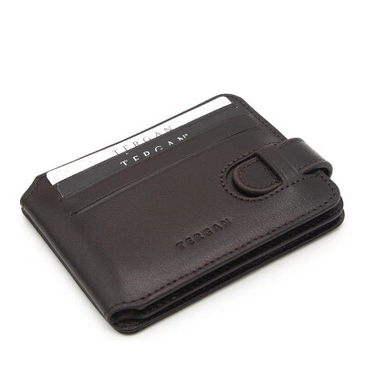 Tergan Kahve Deri Erkek Cüzdan 1658B07 - Tergan
