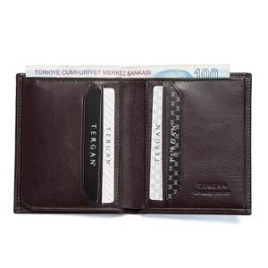 Tergan Kahve Deri Erkek Cüzdanı 1208B07 - Tergan (1)