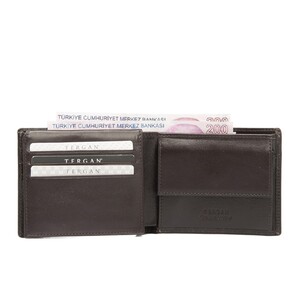 Tergan Kahve Deri Erkek Cüzdanı 1254A98 - Tergan (1)