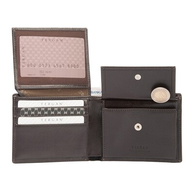 Tergan Kahve Deri Erkek Cüzdanı 1254A98 - 3
