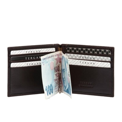 Tergan Kahve Deri Erkek Cüzdanı 1399A98 - 3