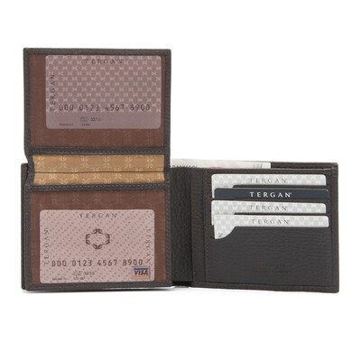 Tergan Kahve Deri Erkek Cüzdanı 1468A42 - 3