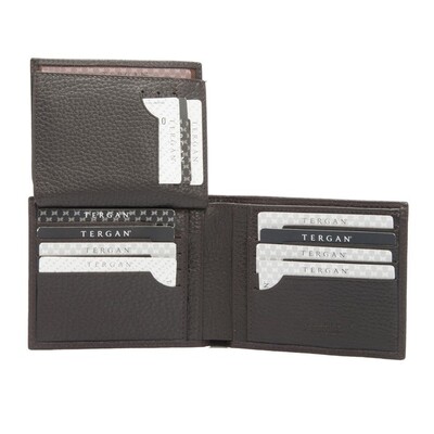 Tergan Kahve Deri Erkek Cüzdanı 1468A42 - 4