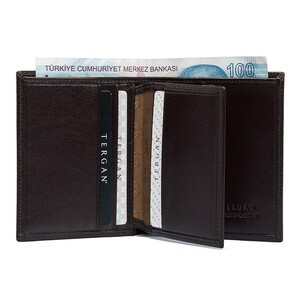 Tergan Kahve Deri Erkek Cüzdanı 1503B07 - Tergan (1)