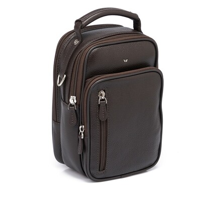 Tergan Kahve Deri Erkek Portföy Çantası 2192A7P - 2