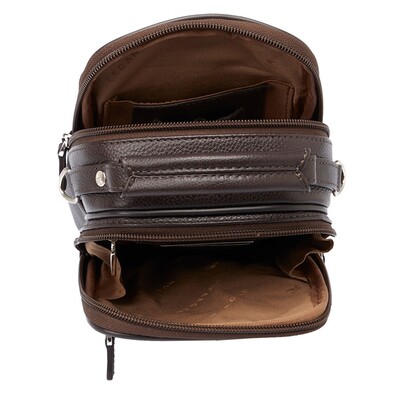 Tergan Kahve Deri Erkek Portföy Çantası 2192A7P - 4