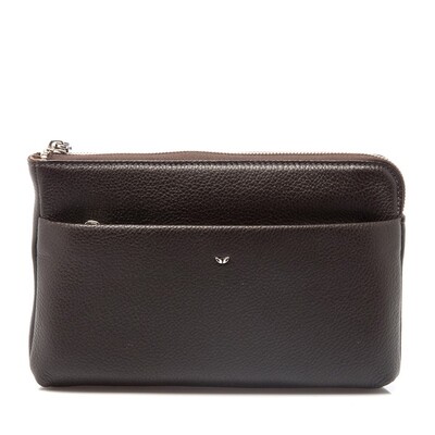 Tergan Kahve Deri Erkek Portföy Çantası 2972A7P - 1