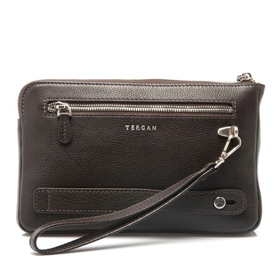 Tergan Kahve Deri Erkek Portföy Çantası 2972A7P - 3