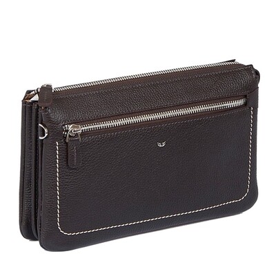 Tergan Kahve Deri Erkek Portföy Çantası 2998A7P - 2