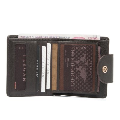 Tergan Kahve Deri Kadın Cüzdanı 5674A87 - 4