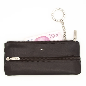 Tergan Kahve Deri Unisex Anahtarlık 0157B07 - Tergan (1)