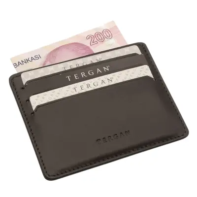 Tergan Kahve Deri Unisex Kredi Kartlık 1050D06 - 2