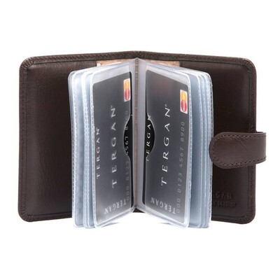 Tergan Kahve Deri Unisex Kredi Kartlık 1210B07 - 2