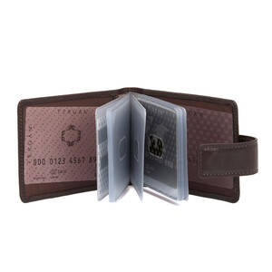 Tergan Kahve Deri Unisex Kredi Kartlık 1512B07 - Tergan (1)