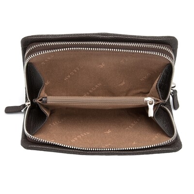 Tergan Kahve Deri Unisex Portföy Çantası 2197A7P - 5