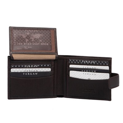 Tergan Kahve Erkek Cüzdanı 1567A7P - 3