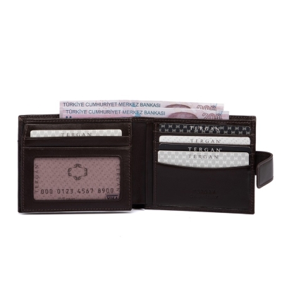 Tergan Kahve Erkek Cüzdanı 1567B07 - 2