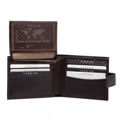 Tergan Kahve Erkek Cüzdanı 1567B07 - 3