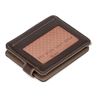 Tergan Kahve-Kum Deri Unisex Kredi Kartlık 01637A8K - 4