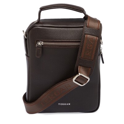 Tergan Kahverengi Deri Erkek Çanta 21475A7P - 3
