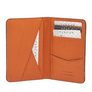 Tergan Karamel Deri Unisex Kredi Kartlık 1645T5A - Tergan (1)