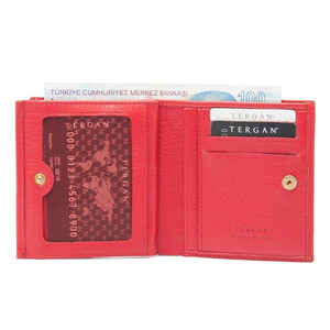 Tergan Kırmızı Deri Kadın Cüzdan 5627B68 - Tergan (1)