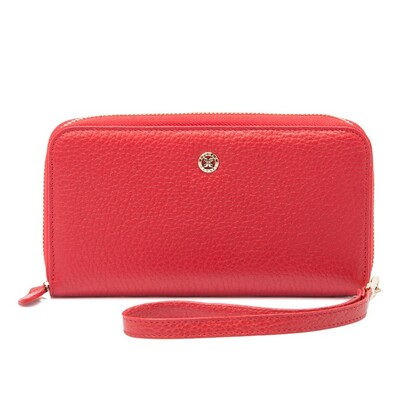 Tergan Kırmızı Deri Kadın Cüzdanı 5734B68 - 2