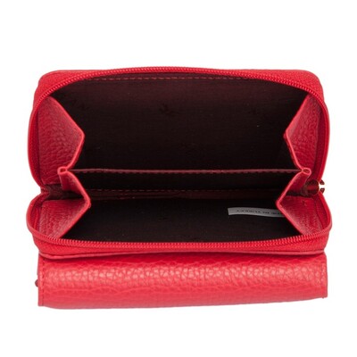 Tergan Kırmızı Deri Kadın Cüzdanı 5798B68 - 4
