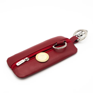 Tergan Kırmızı Deri Unisex Anahtarlık 0192C71 - Tergan (1)