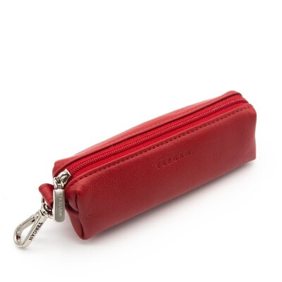 Tergan Kırmızı Deri Unisex Anahtarlık 0217C71 - 1