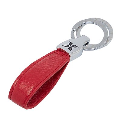 Tergan Kırmızı Deri Unisex Anahtarlık 0248B68 - 1