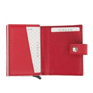 Tergan Kırmızı Deri Unisex Kredi Kartlık 0263B68 - Tergan (1)