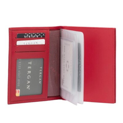 Tergan Kırmızı Deri Unisex Ruhsatlık 1338C71 - 2