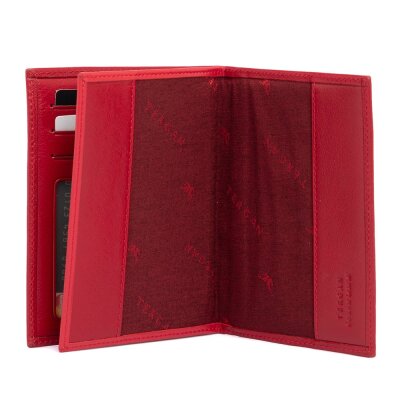 Tergan Kırmızı Deri Unisex Ruhsatlık 1338C71 - 3