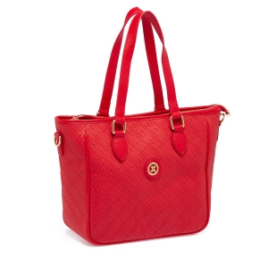 Tergan Kırmızı Print Kadın Çanta 09119S4R - Tergan (1)