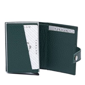 Tergan Koyu Yeşil Deri Unisex Kredi Kartlık 0263I5T - Tergan (1)