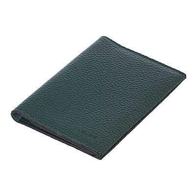 Tergan Koyu Yeşil Deri Unisex Pasaportluk 1657I5T - 1