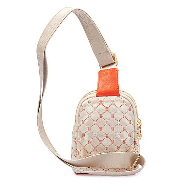 Tergan Krem-Orange Tekstil Kadın Çapraz Askılı Çanta 0717V6D - 3