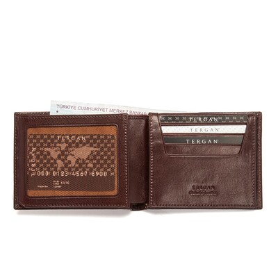 Tergan K.Taba Deri Erkek Cüzdanı 1373A99 - 2