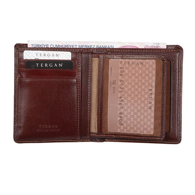 Tergan K.Taba Deri Erkek Cüzdanı 1452A99 - 2