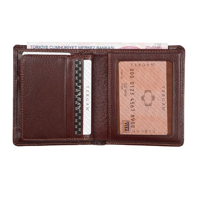 Tergan K.Taba Deri Erkek Cüzdanı 1452A99 - 3