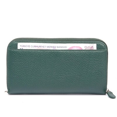 Tergan K.Yeşil Kadın Deri Bayan Cüzdanı 5734I5T - 4