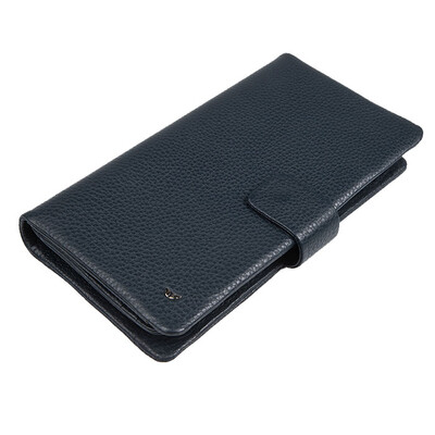 Tergan Lacivert Bayan Deri Cüzdan - 5726X86 - 1