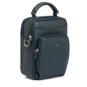 Tergan Lacivert Deri Erkek Askılı Çanta 21200X86 - Tergan (1)