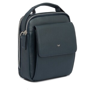 Tergan Lacivert Deri Erkek Askılı Çanta 21399X86 - Tergan (1)