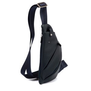 Tergan Lacivert Deri Erkek Askılı Çanta 21439X86 - Tergan (1)