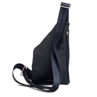Tergan Lacivert Deri Erkek Askılı Çanta 21439X86 - 3