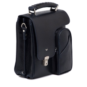 Tergan Lacivert Deri Erkek Çanta 22709P5Y - Tergan (1)