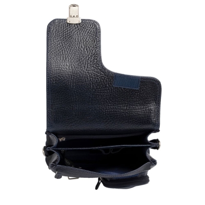 Tergan Lacivert Deri Erkek Çanta 22709P5Y - 4