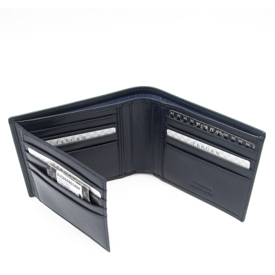 Tergan Lacivert Deri Erkek Cüzdan 1464H86 - 3